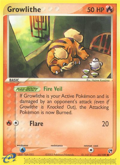 Growlithe #065 Sandstorm (EN)