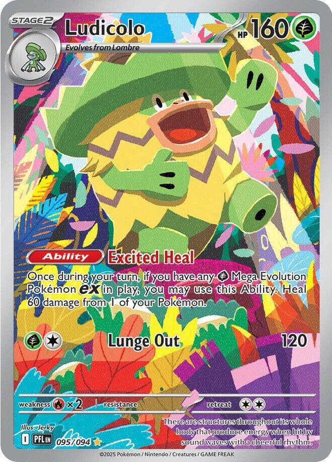 Ludicolo #095 Phantasmal Flames (EN)