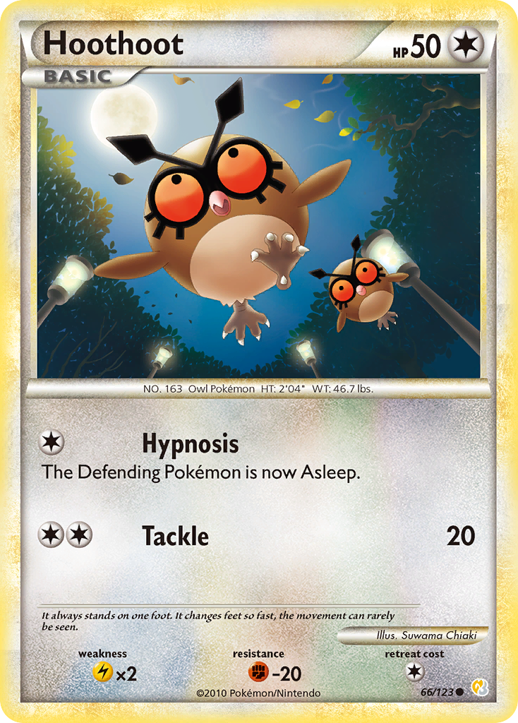 Hoothoot #066 HeartGold & SoulSilver (EN)