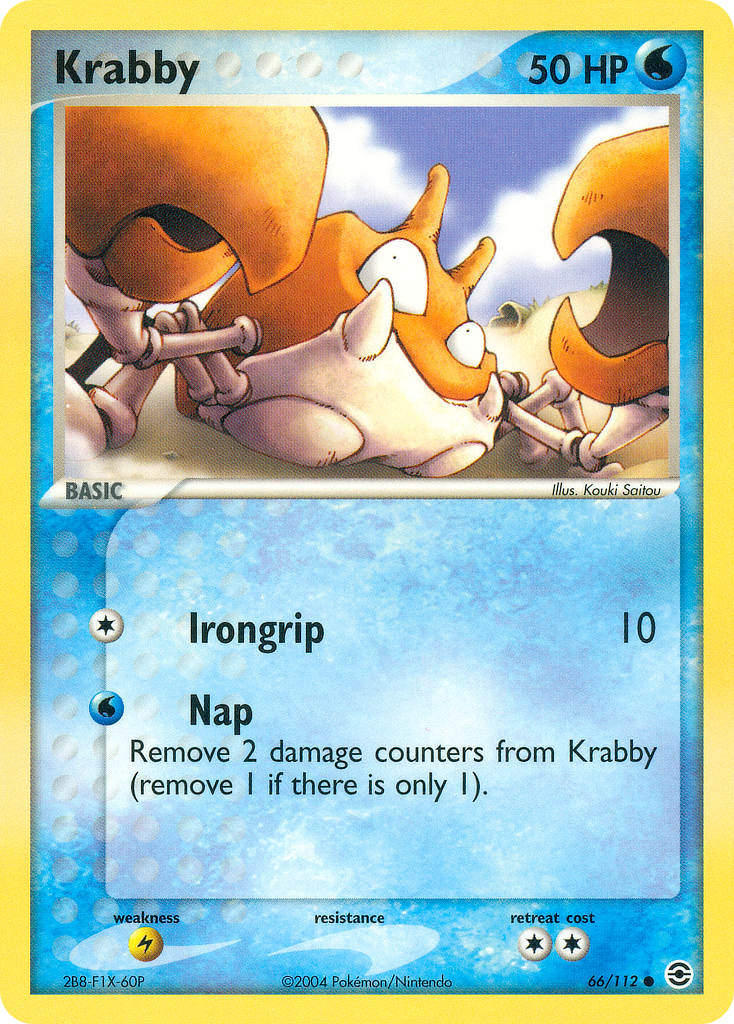 Krabby #066 FireRed & LeafGreen (EN)