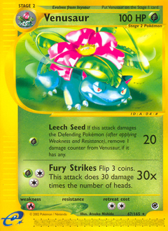 Venusaur #067 Expedition (EN)