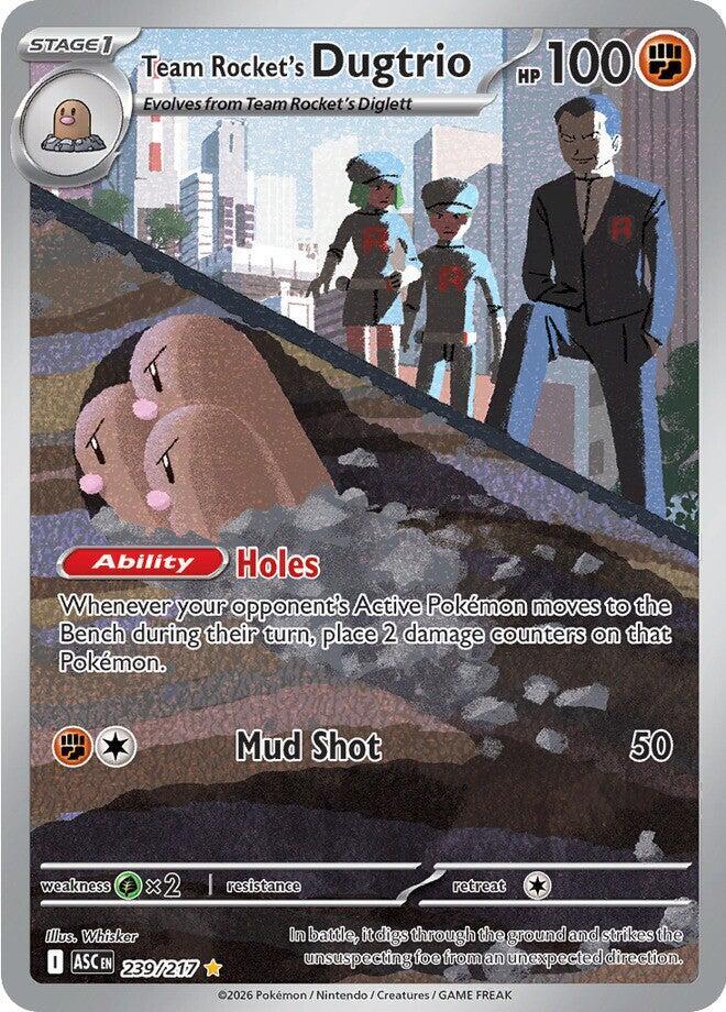 Team Rocket's Dugtrio #239 Ascended Heroes (EN)