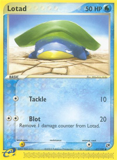 Lotad #067 Sandstorm (EN)