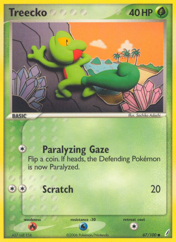 Treecko #067 Crystal Guardians (EN)