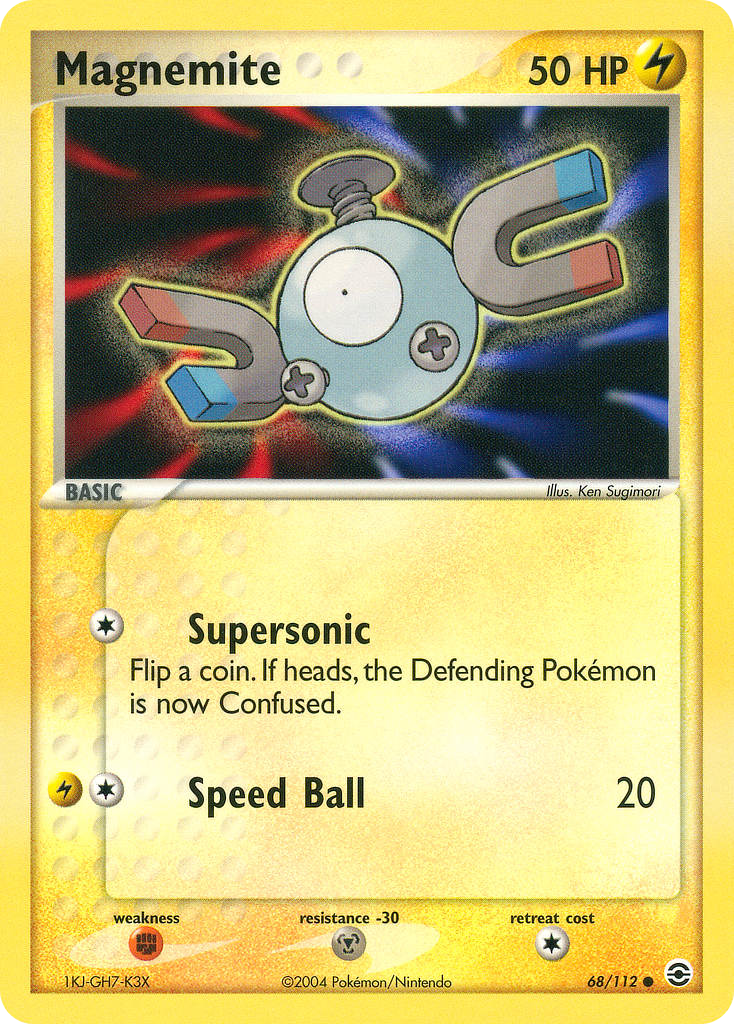 Magnemite #068 FireRed & LeafGreen (EN)