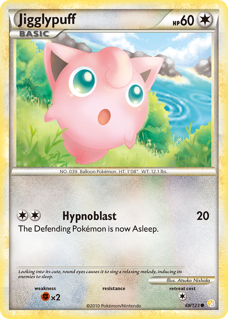 Jigglypuff #068 HeartGold & SoulSilver (EN)