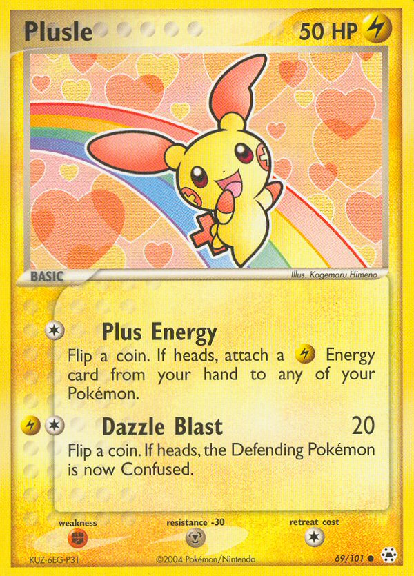 Plusle #069 Hidden Legends (EN)