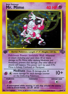 Mr. Mime  #006 Jungle 1st Ed (ES)