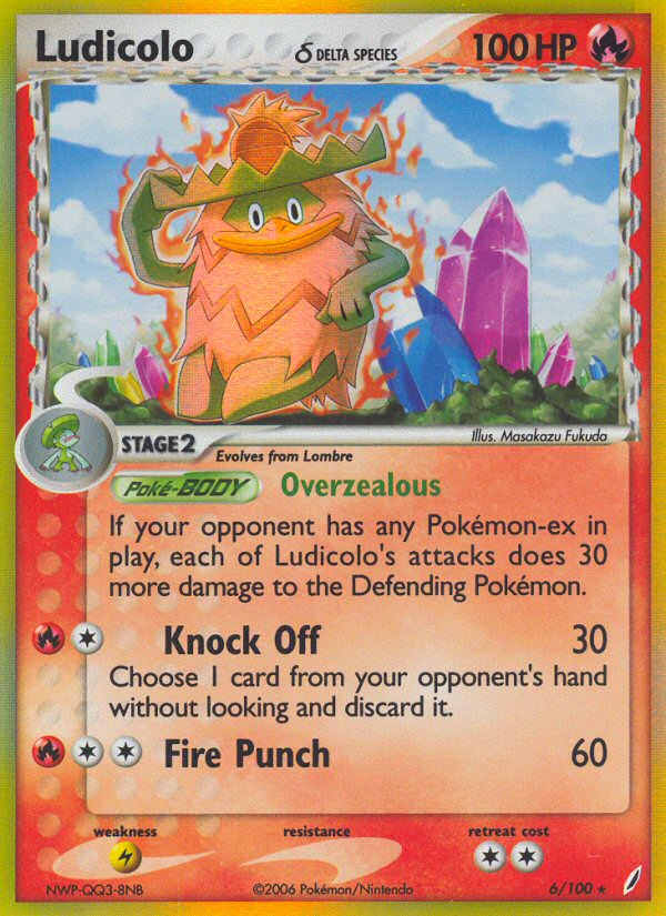 Ludicolo δ #006 Crystal Guardians (EN)