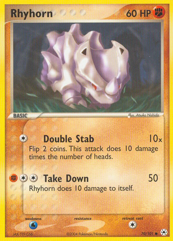 Rhyhorn #070 Hidden Legends (EN)