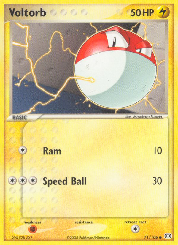 Voltorb #071 Emerald (EN)