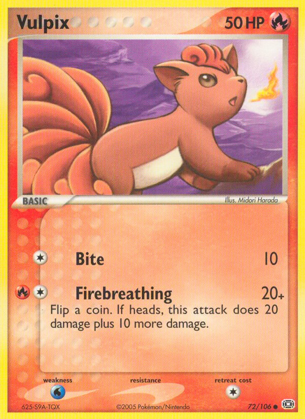 Vulpix #072 Emerald (EN)