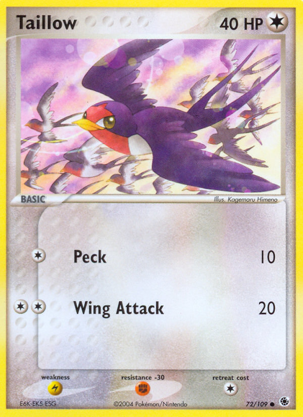 Taillow #072 Ruby & Sapphire (EN)