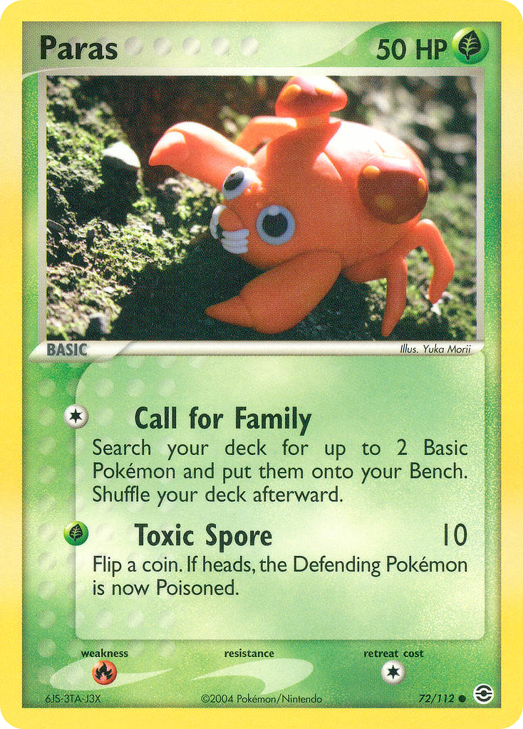 Paras #072 FireRed & LeafGreen (EN)