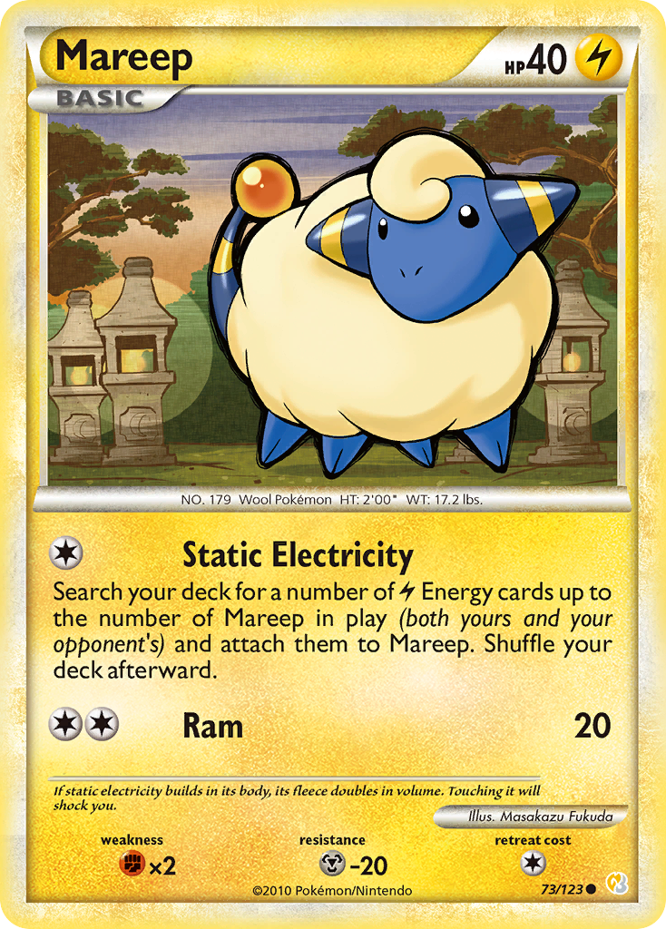 Mareep #073 HeartGold & SoulSilver (EN)