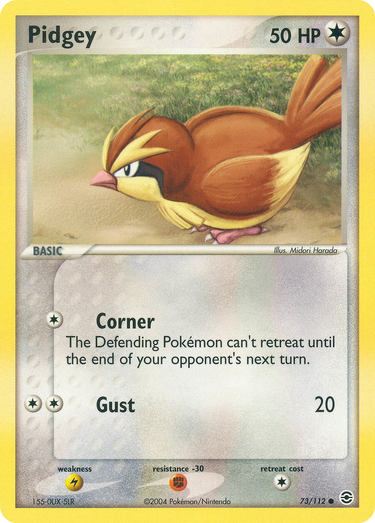 Pidgey #073 FireRed & LeafGreen (EN)