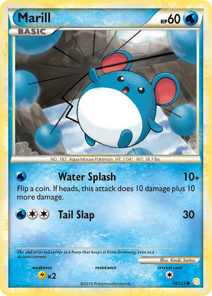 Marill #074 HeartGold & SoulSilver (EN)