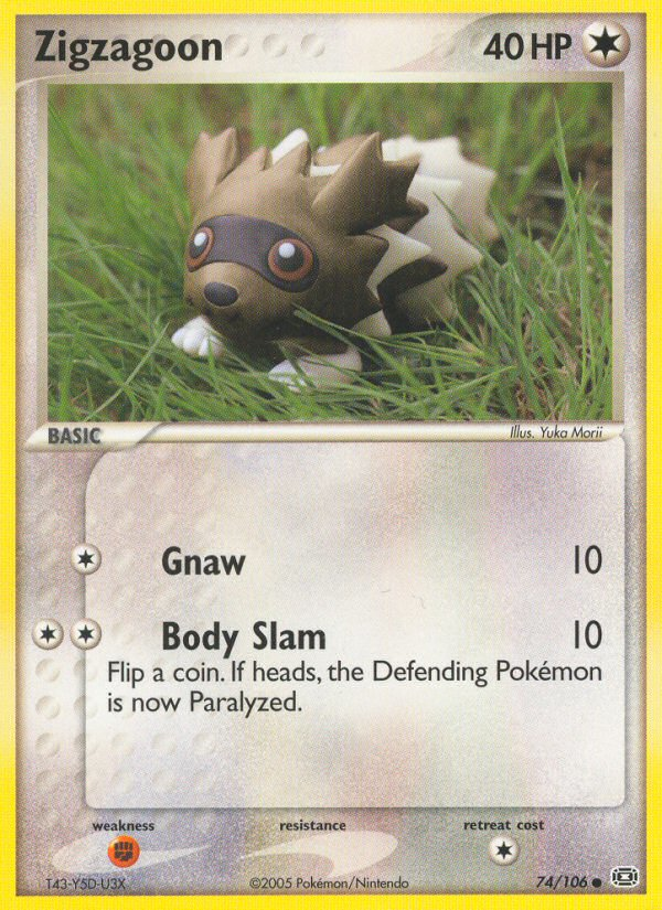 Zigzagoon #074 Emerald (EN)