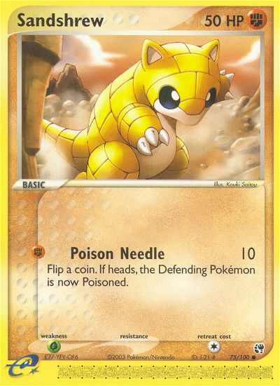 Sandshrew #075 Sandstorm (EN)