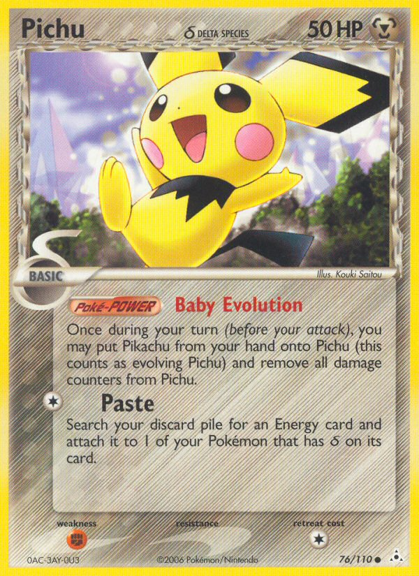 Pichu δ #076 Holon Phantoms (EN)