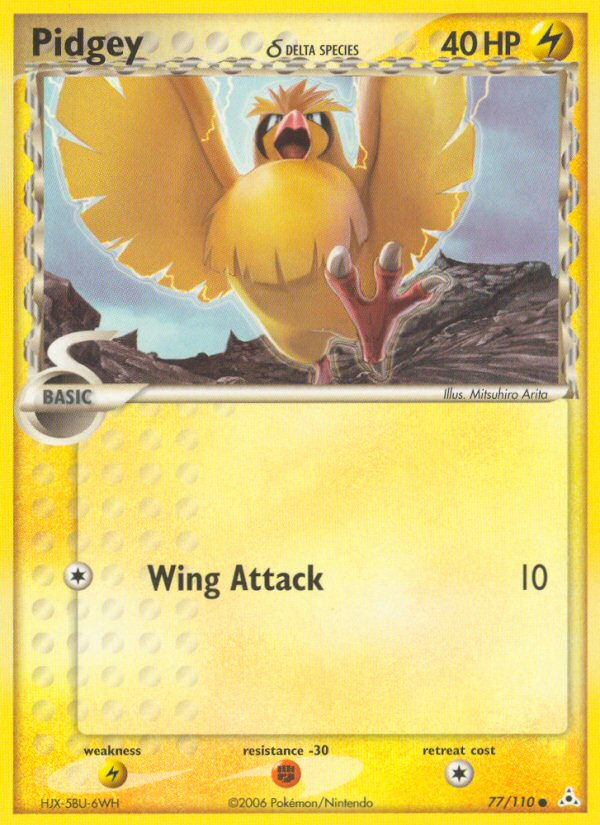 Pidgey δ #077 Holon Phantoms (EN)