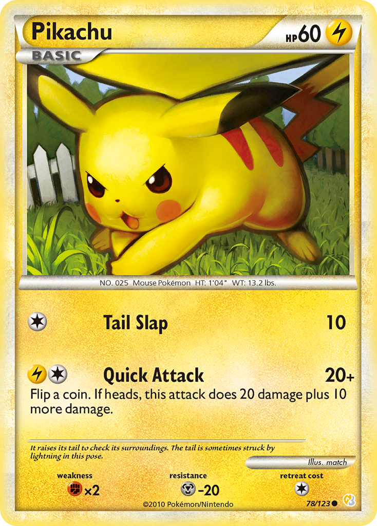 Pikachu #078 HeartGold & SoulSilver (EN)