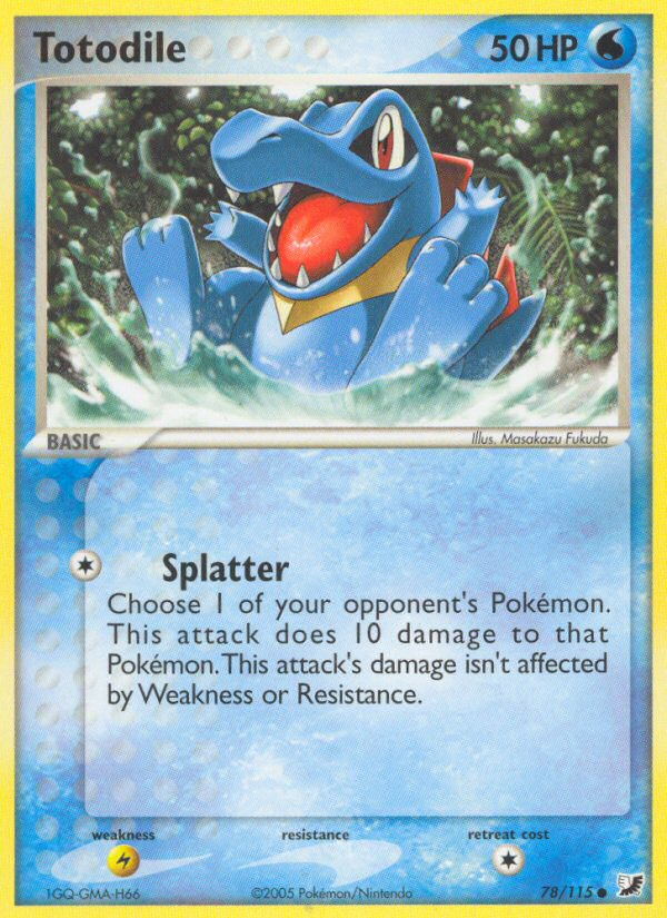 Totodile #078 Unseen Forces (EN)