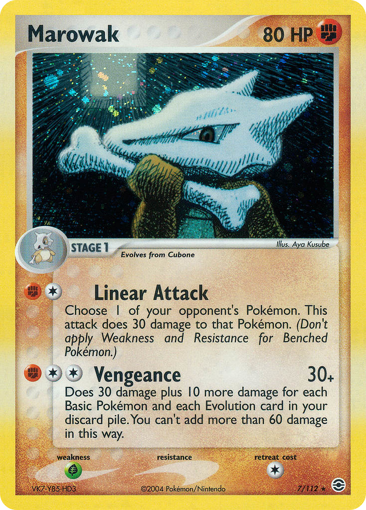 Marowak #007 FireRed & LeafGreen (EN)