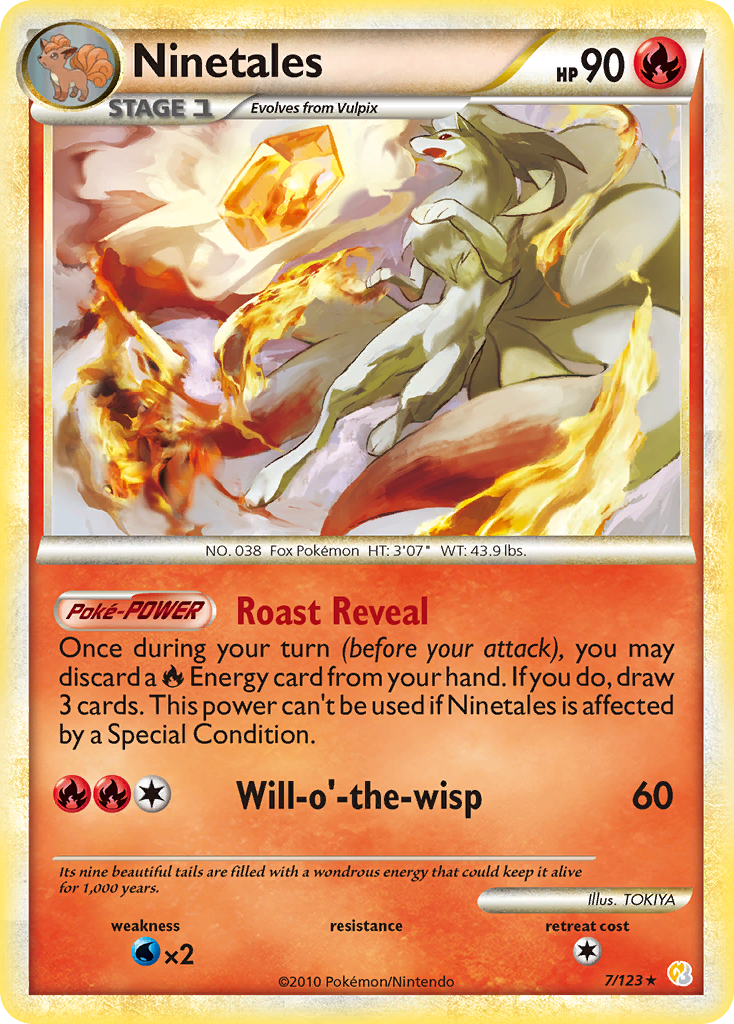 Ninetales #007 HeartGold & SoulSilver (EN)