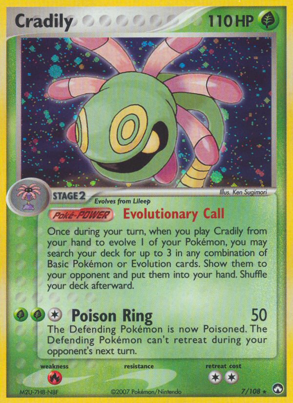 Cradily #007 Power Keepers (EN)