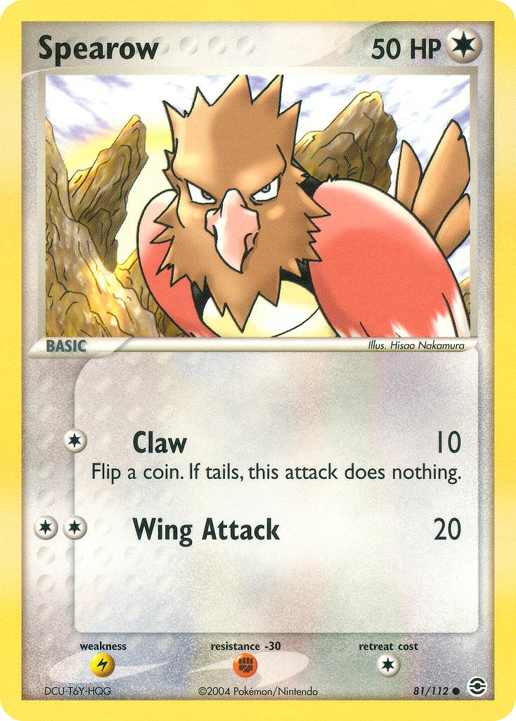 Spearow #081 FireRed & LeafGreen (EN)