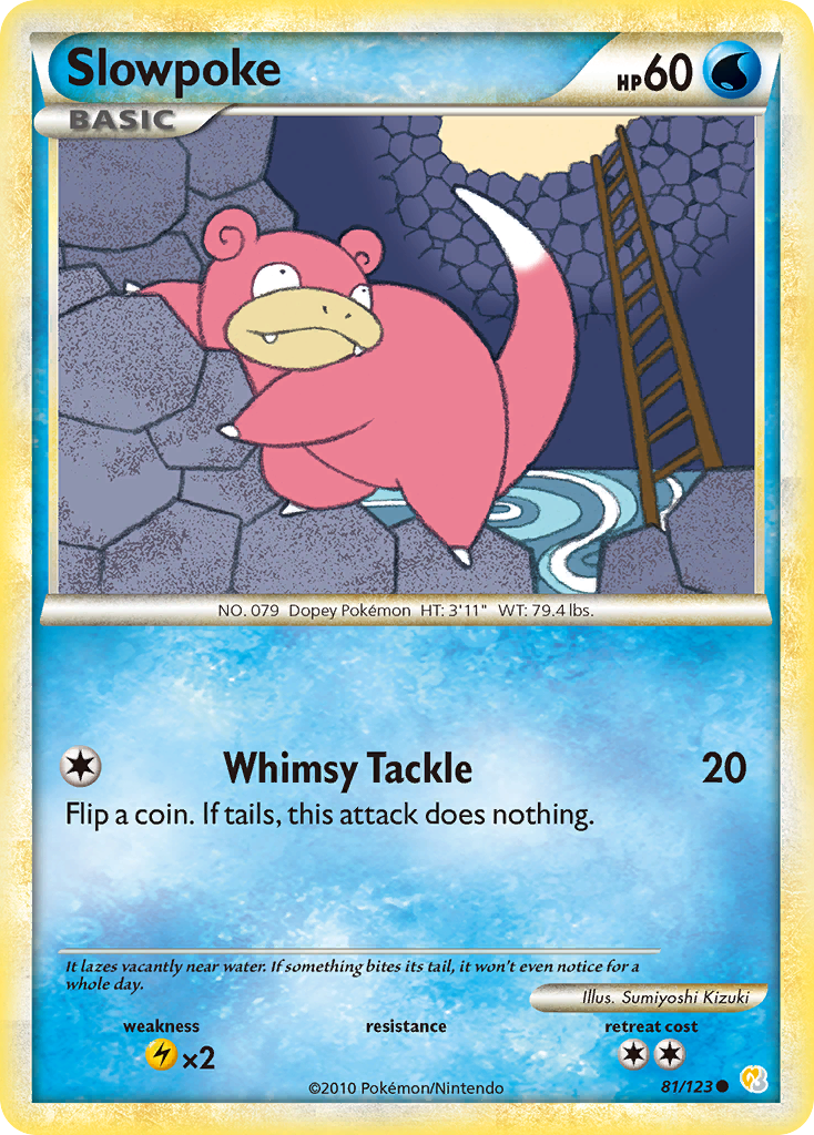 Slowpoke #081 HeartGold & SoulSilver (EN)