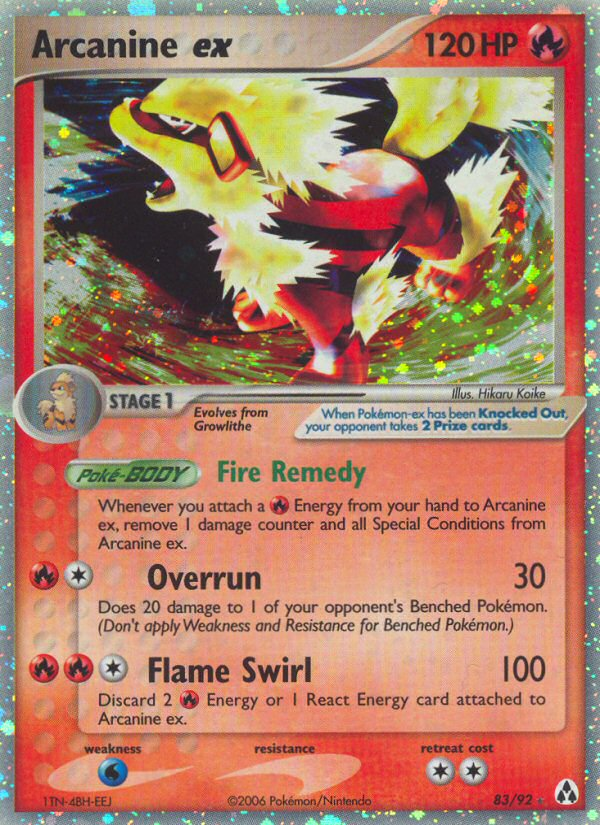 Arcanine ex #083 Legend Maker (EN)