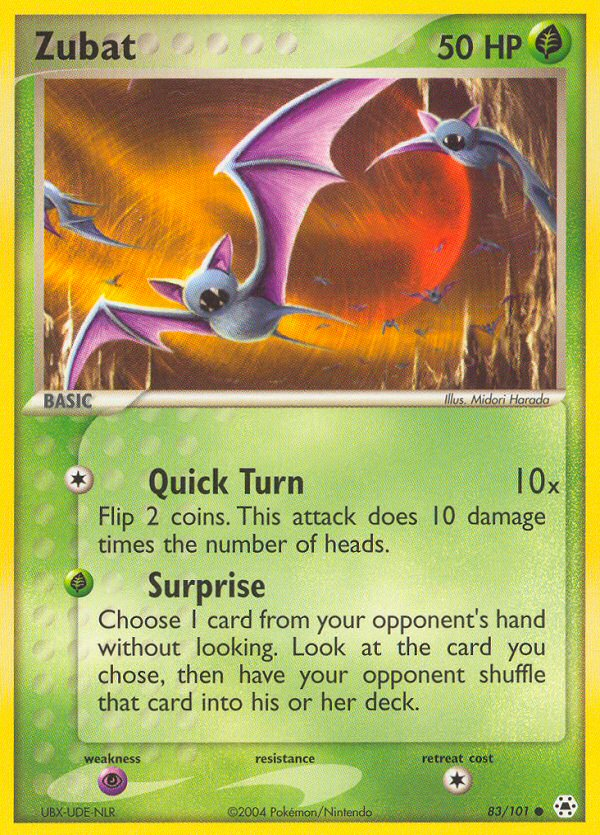 Zubat #083 Hidden Legends (EN)