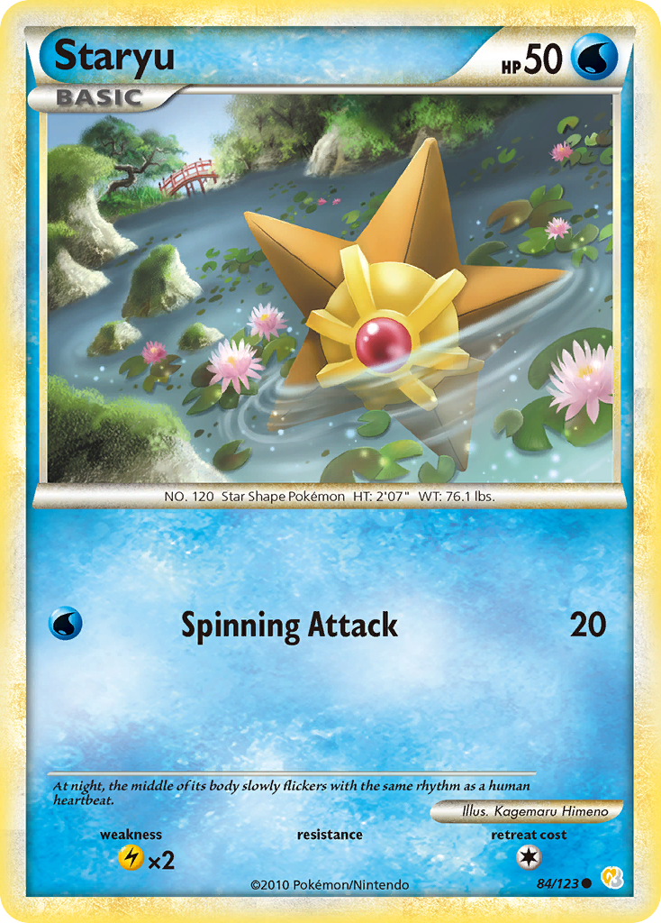 Staryu #084 HeartGold & SoulSilver (EN)
