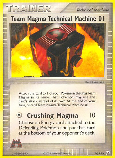Team Magma Technical Machine 01 #084 Team Magma vs Team Aqua (EN)