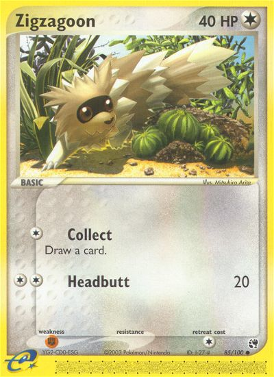 Zigzagoon #085 Sandstorm (EN)