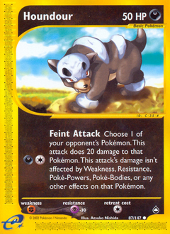Houndour #087 Aquapolis (EN)