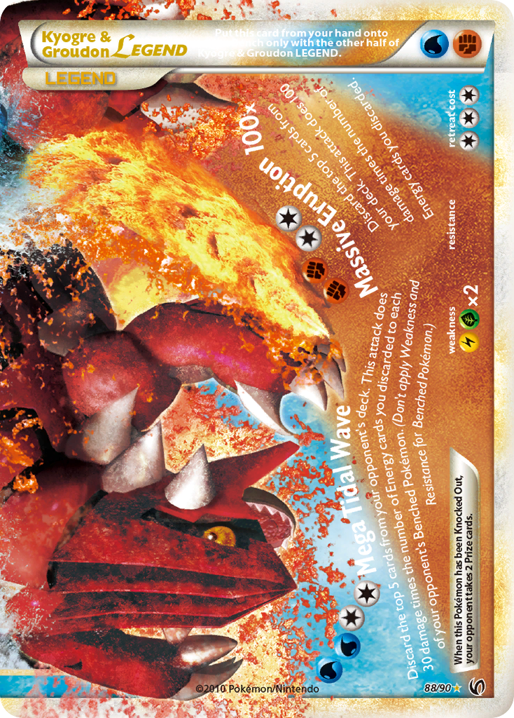 Kyogre & Groudon Legend #088 Undaunted (EN)