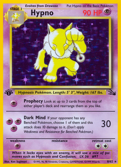 Hypno #008 Fossil 1st Ed (ES)