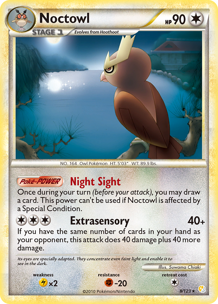 Noctowl #008 HeartGold & SoulSilver (EN)
