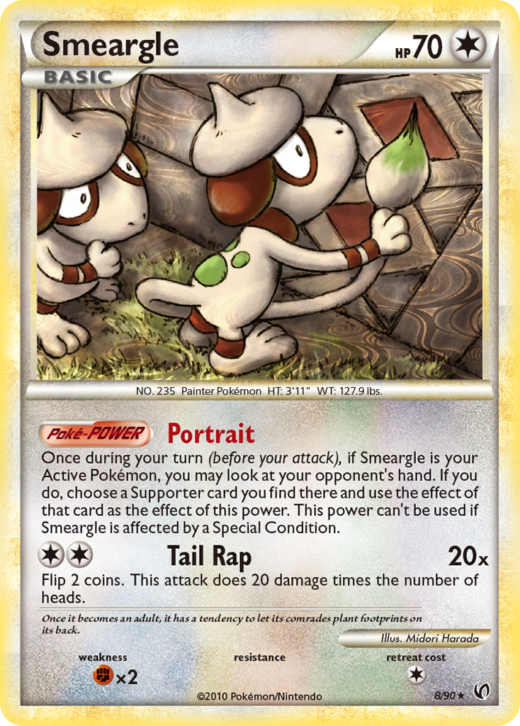 Smeargle #008 Undaunted (EN)