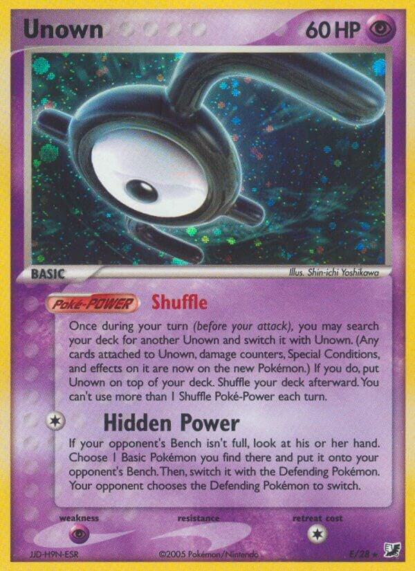 Unown E #E Unseen Forces (EN)