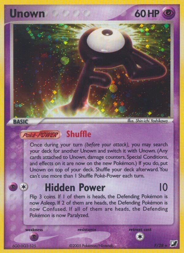 Unown F #F Unseen Forces (EN)