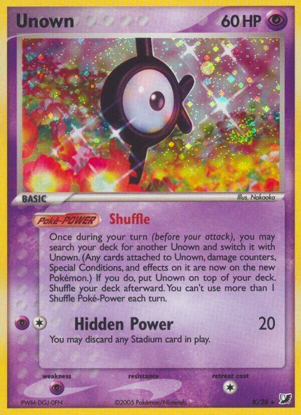 Unown K #K Unseen Forces (EN)