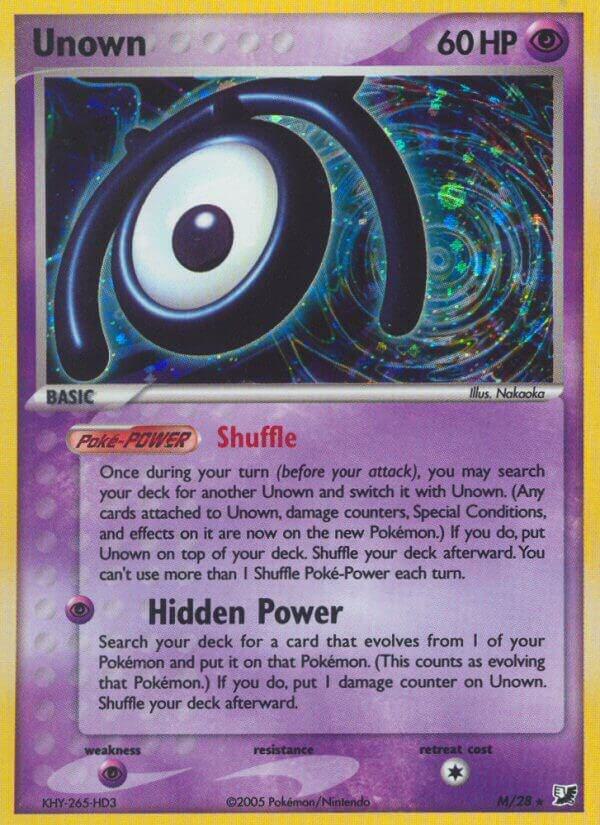 Unown M #M Unseen Forces (EN)