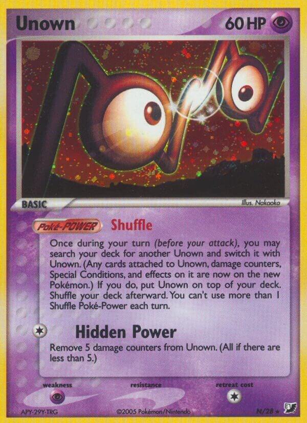 Unown N #N Unseen Forces (EN)