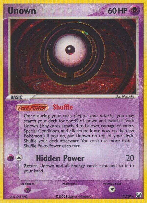 Unown O #O Unseen Forces (EN)