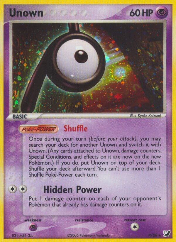 Unown P #P Unseen Forces (EN)