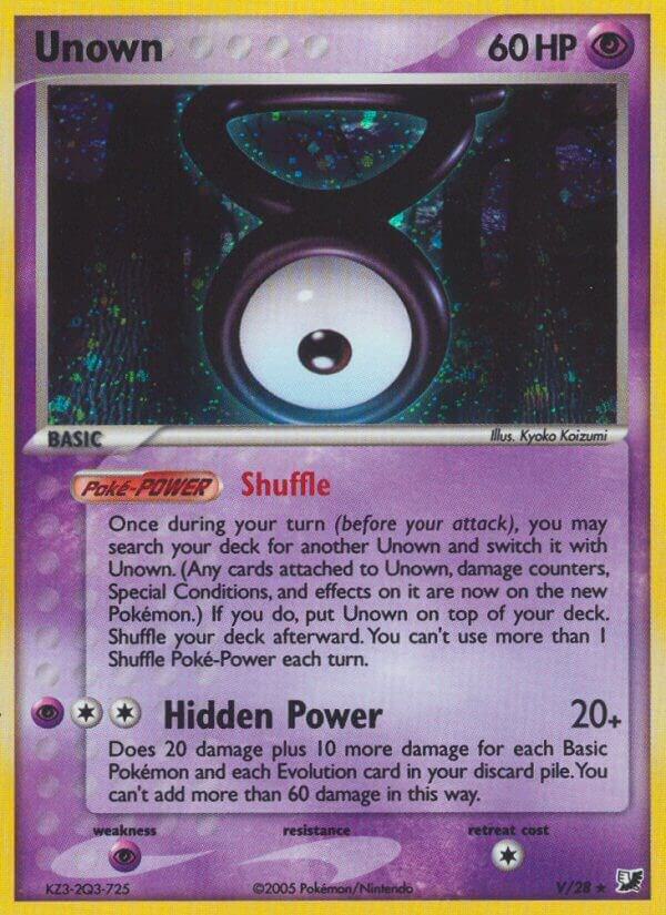 Unown V #V Unseen Forces (EN)